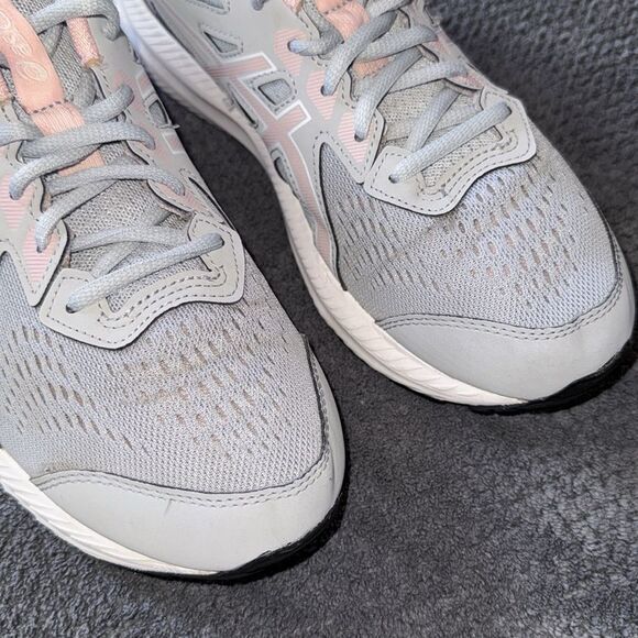 ASICS Gel-Contend 8 Running Shoes Gray Blush Pink Lightweight Comfort Sneakers 9 - Picture 5 of 15
